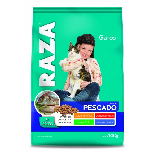 Raza Gato Pescado 10 kg