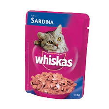 WHISKAS POUCH SABOR ATUN SARDINA 1 X 85GR