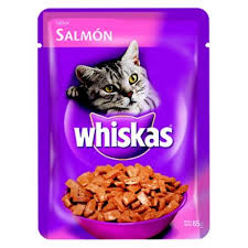 WHISKAS POUCH SABOR SALMON  85 GR