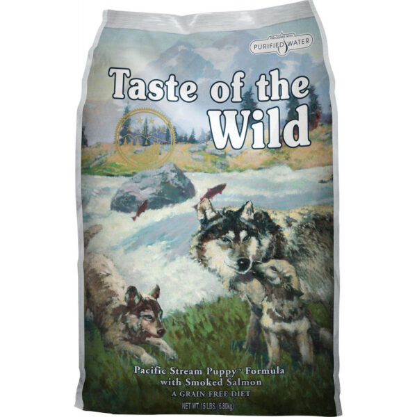 Taste of the wild stream puppy salmón 5,6 kg