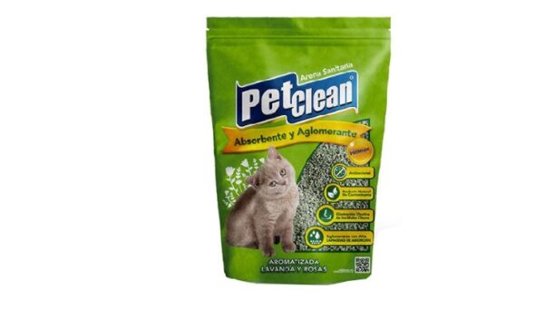 ARENA-SANITARIA-PET-CLEAN-AGLUTINANTE-LAVANDA Arena PetClean 10 kg