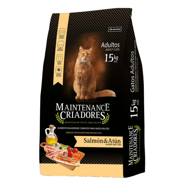 Maintenance Criadores Gatos Salmon & Atún 15 kg