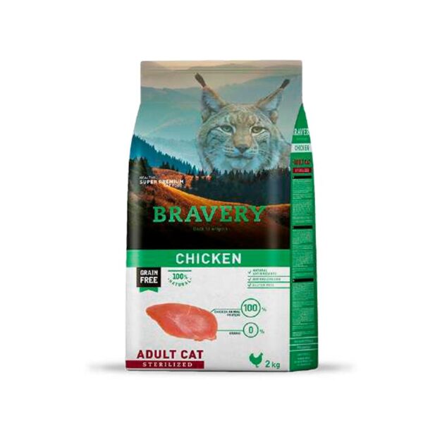 Bravery Chicken Adult Sterilized 2 kg