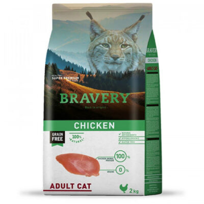 bravery-adult-cat-chicken Bravery Super Premium Gato Adulto chiken 7 kg