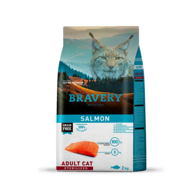 bravery-salmon-adult-cat-sterilized Bravery Salmón Adult Cat Sterilized 2 kg