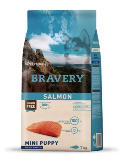 4PE070007-e1659558811302 (1) Bravery Mini Puppy Salmón 2 kg