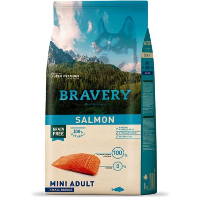 X_braverysalmonminiadult8803 Bravery Salmon Mini Adult Small Breeds 7 kg