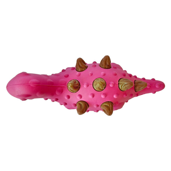 Treatricks Stego (Dinosaurio) - Juguete Dispensador Premios Dentales para Perros Medianos y Grandes (sabor pollo)