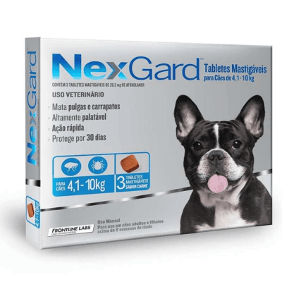 610 (2) Nexgard 4 a 10kg – 3 comprimidos