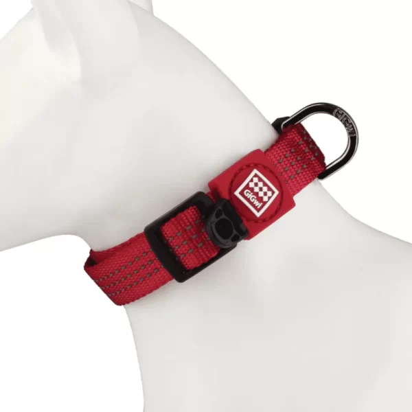 collar rojo gigwi 2 Collar clásico rojo grande